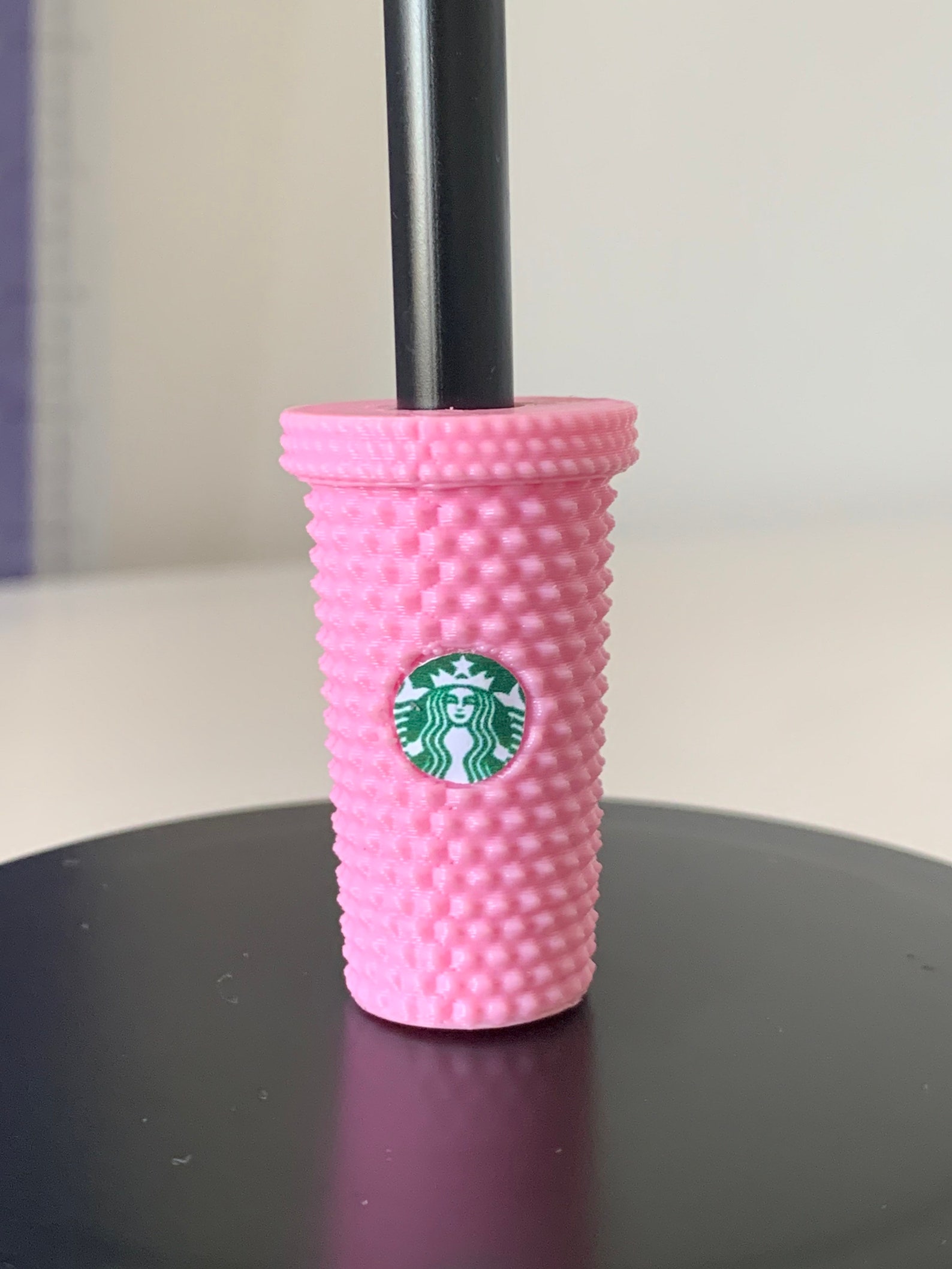 Straw Toppers Starbucks Studded Straw Topper Starbucks Cup Etsy