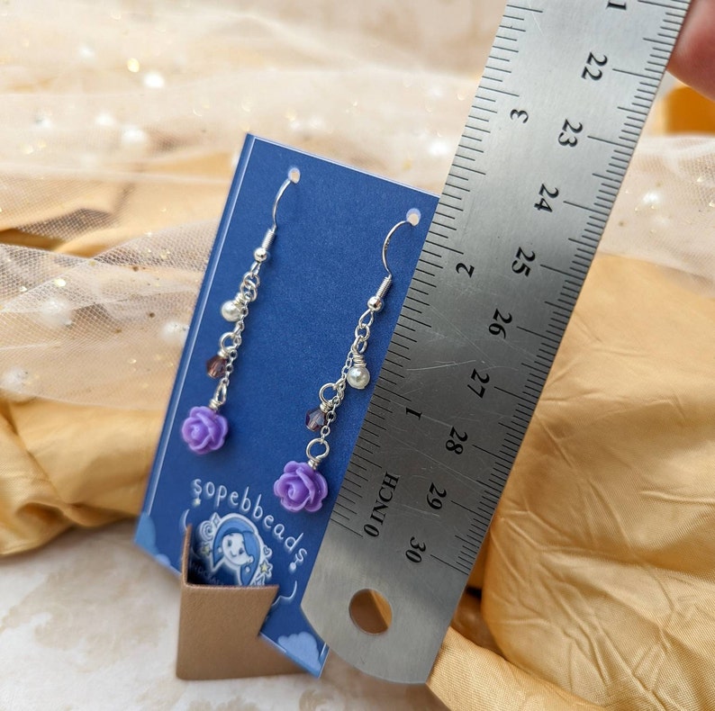 Cool Type Club silver Anime inspired earrings hypoallergenic. 925 sterling silver plated image 5