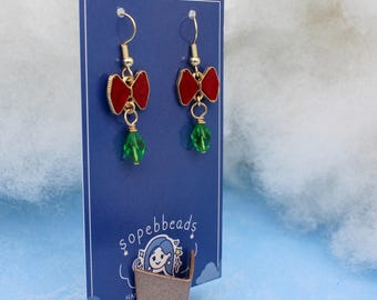 Pendientes inspirados en el anime Ghost Hunter Schoolgirl / Acero inoxidable hipoalergénico