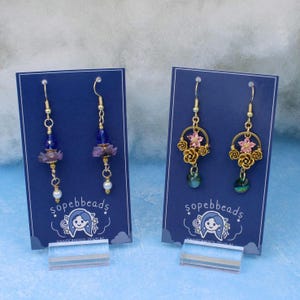 Poison tester Eunuch bundle Apothecary Garden Party anime inspired floral earrings| hypoallergenic 304 stainless steel