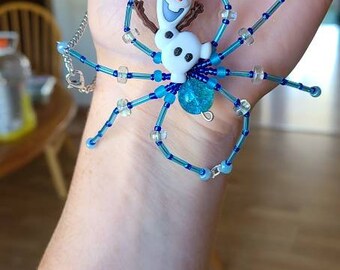 Olaf beaded spider