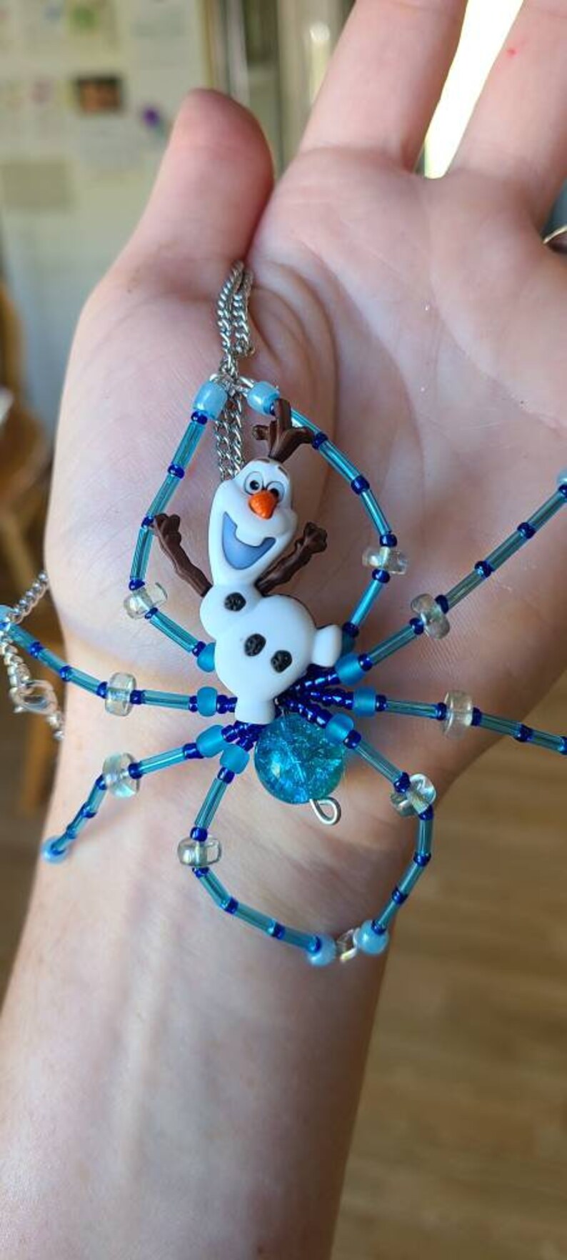 Olaf beaded spider