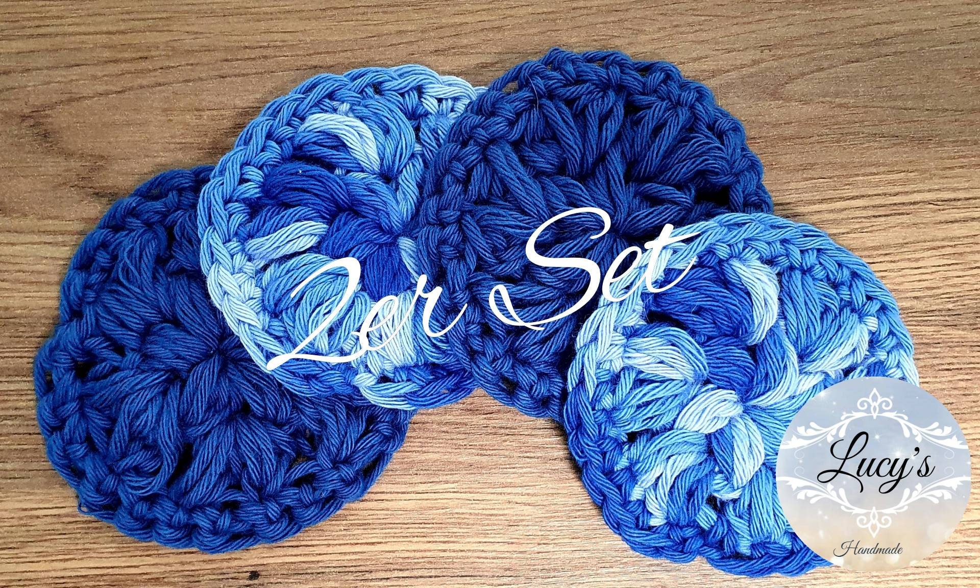 Makeup pads set of 4 crocheted washable and reusable Etsy