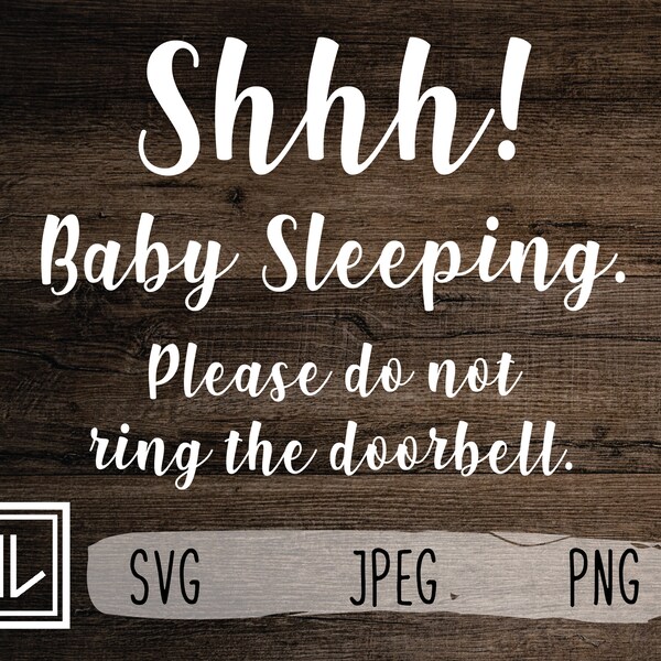 Shhh Babies Sleeping - Etsy