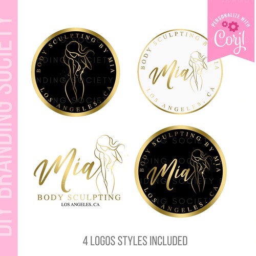 Drawing & Illustration Cartoon Logo Portrait Skin specialist logo