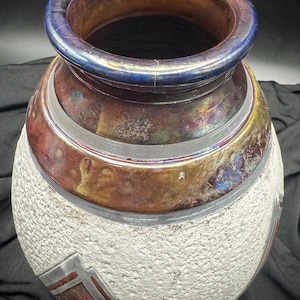 Raku Vase by Chris Cutino
