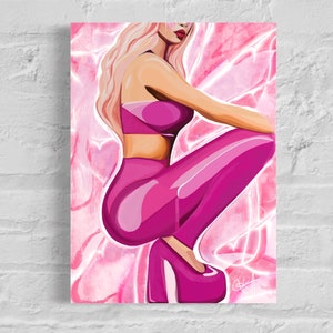 Dreams & Dolls: Barbie Movie Inspired Art Print - Whimsical Wall Decor - Margot Robbie Inspired - Available on Etsy, What was I made For?