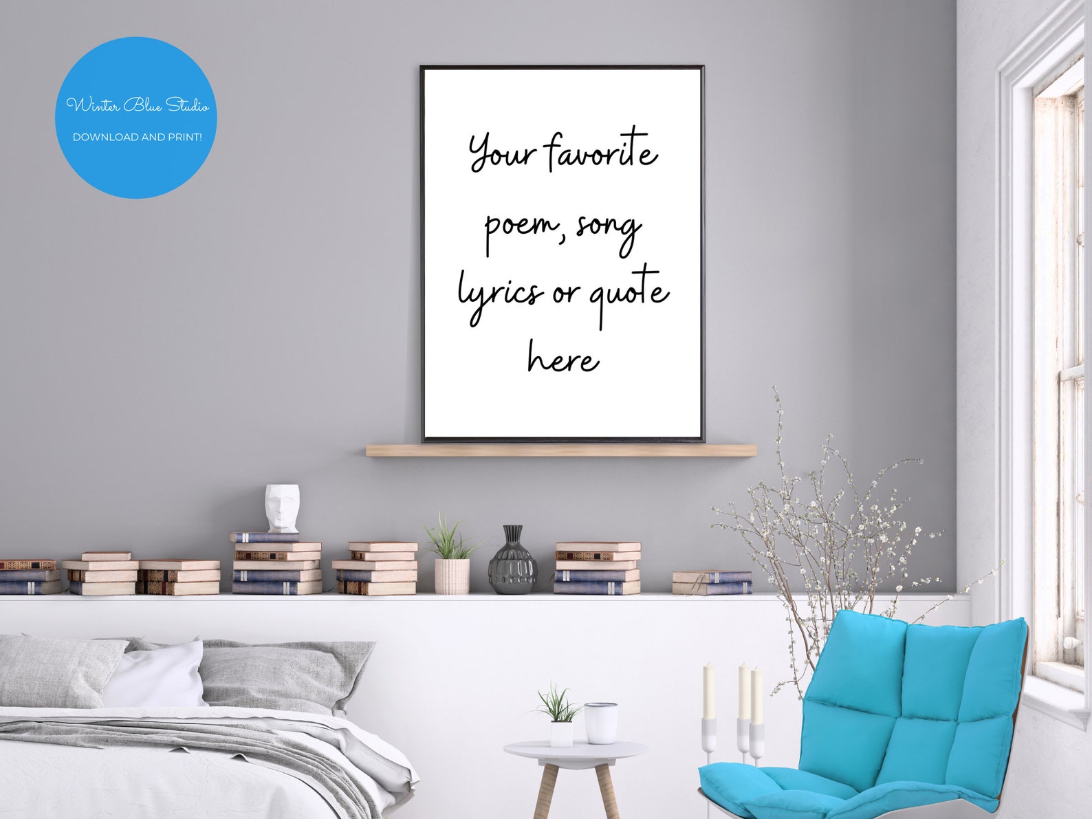 Custom Quote Print Song Lyrics Wall Art Custom Text Print Etsy
