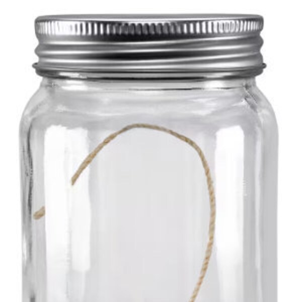 Silver Mason Jar Etsy
