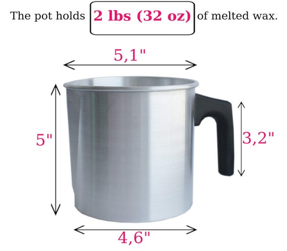 Light Candle Making Pouring Pot,Dripless Pouring Spout & Heat