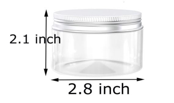 12 Pack 10 Oz Empty Plastic Storage Favor Jars Wide-Mouth