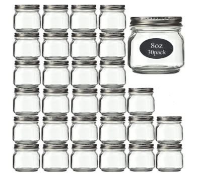 8 oz glass on sale spice jars