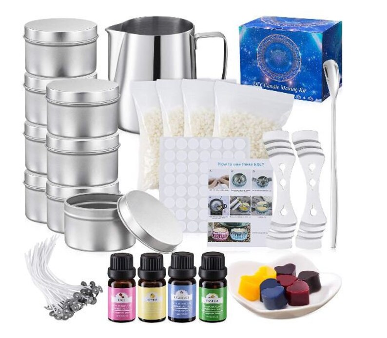 BEESWAX Candle Making Kit/starter Set Candles Lavender Etsy