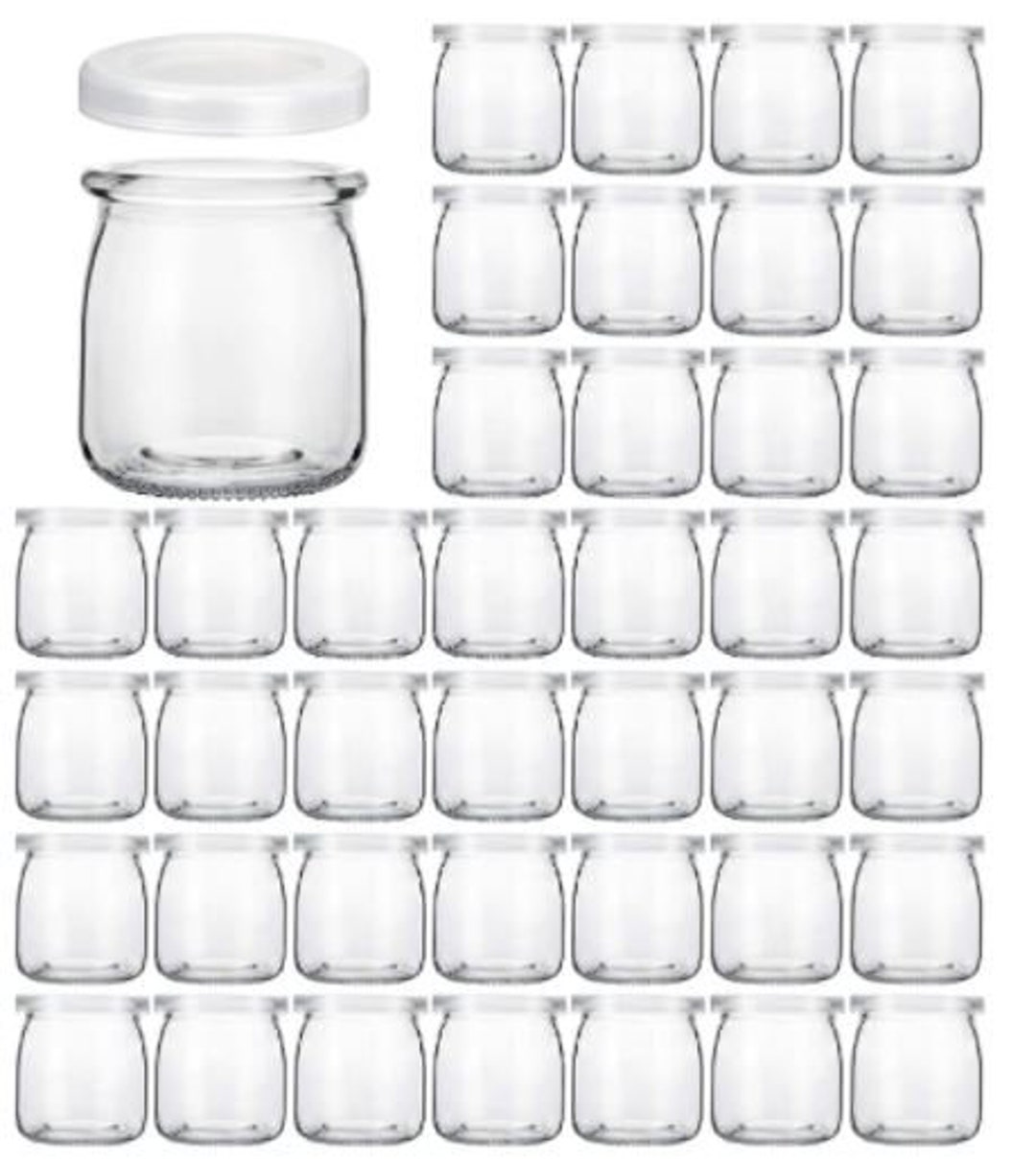 6Oz Glass Small Jars with Lids 30Pack, Honey Jars in Bulk for Baby