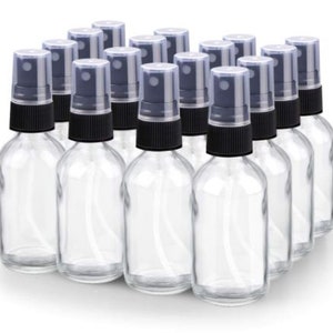 6-Pack 100ml,3.5oz Travel Spray Bottle Plastic Transparent Perfume Empty  Atomize