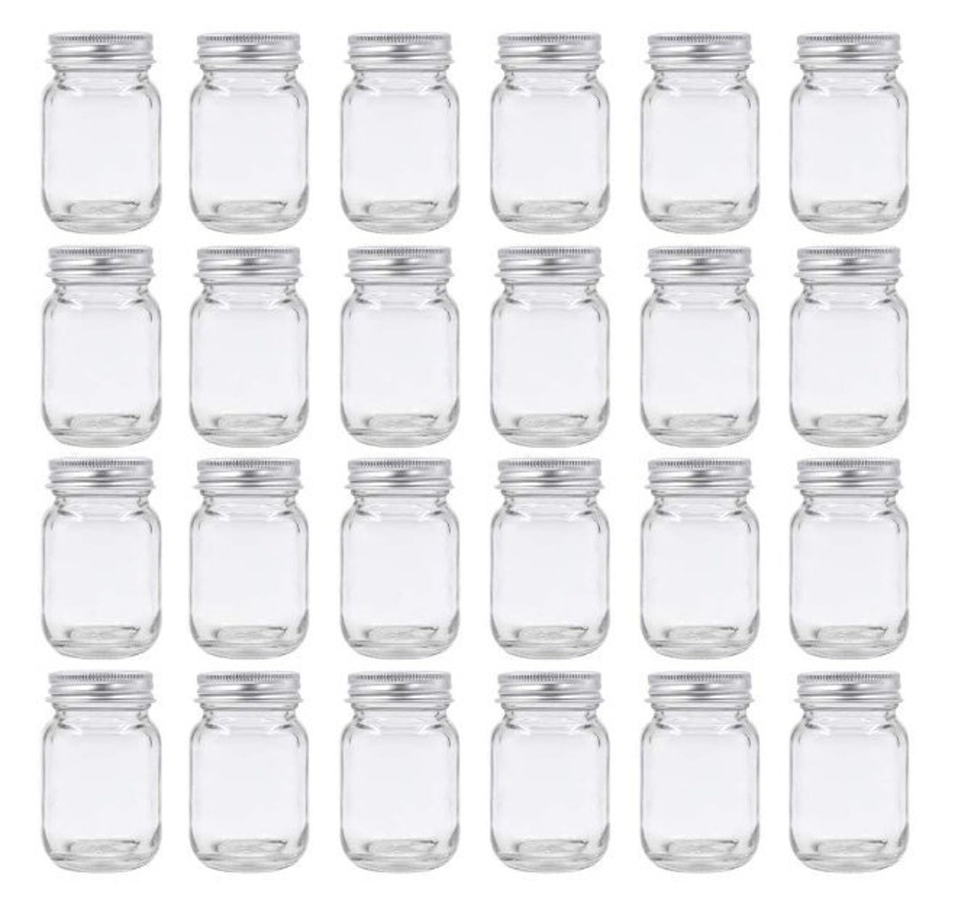 6 12 24 PACK 2oz Mini Round Glass Jars Metal Screw On Lids Etsy 6-12-24-pack-2oz-mini-round-glass-jars-metal-screw-on-lids-etsy