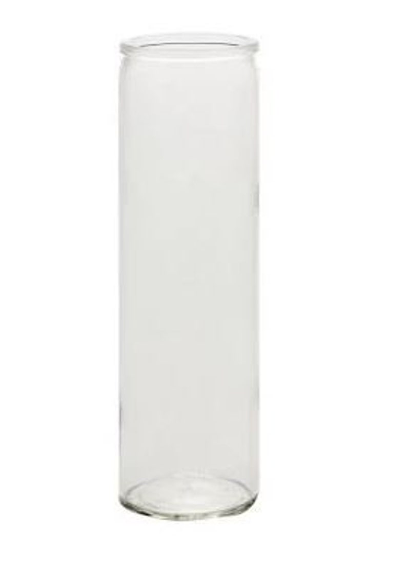 12PK 8 Tall Glass Prayer Candle Jars EMPTY Etsy