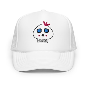 Calaca Trucker Hat, cute skeleton,
