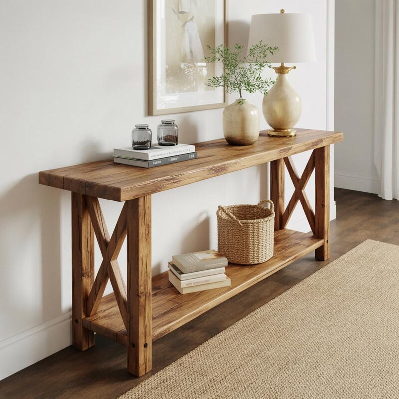 Rustic Console Table - Etsy