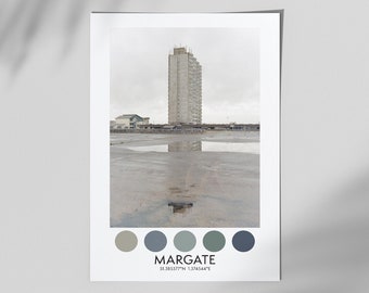 Margate Arlington House Colour Palette Photography Art Print / Modern Wall Art / Travel Poster / Colourful Decor / 35mm Film Photo