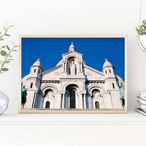 Paris photography, Sacre Coure photo, Montmartre print, Travel photo print, Fine Art Photography print, Home Decor, House Warming image 2