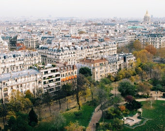 Paris photography, Eiffel Tower view print, Paris cityscape print, Travel photo print, Fine Art Photography print, Home Decor, House Warming