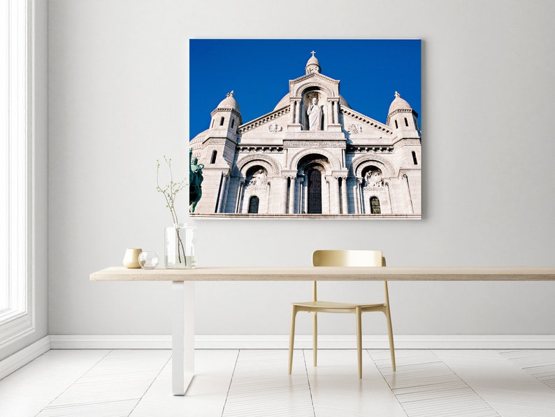 Paris photography, Sacre Coure photo, Montmartre print, Travel photo print, Fine Art Photography print, Home Decor, House Warming image 3