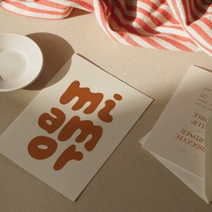 Mi Amor | Faire-part de mariage rétro amusant | TÉLÉCHARGEMENT IMMÉDIAT | Invitation imprimable | Modèle modifiable | Faire-part de mariage | Carte de Saint-Valentin