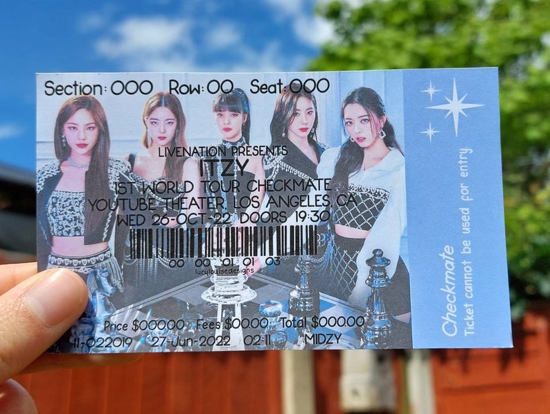 itzy checkmate world tour tickets