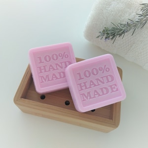 Lavender artisan soap bar, Handmade lavender soap, Lavender essential oil soap, Pink lavender soap, Self care bath soap, Soap gift for mum