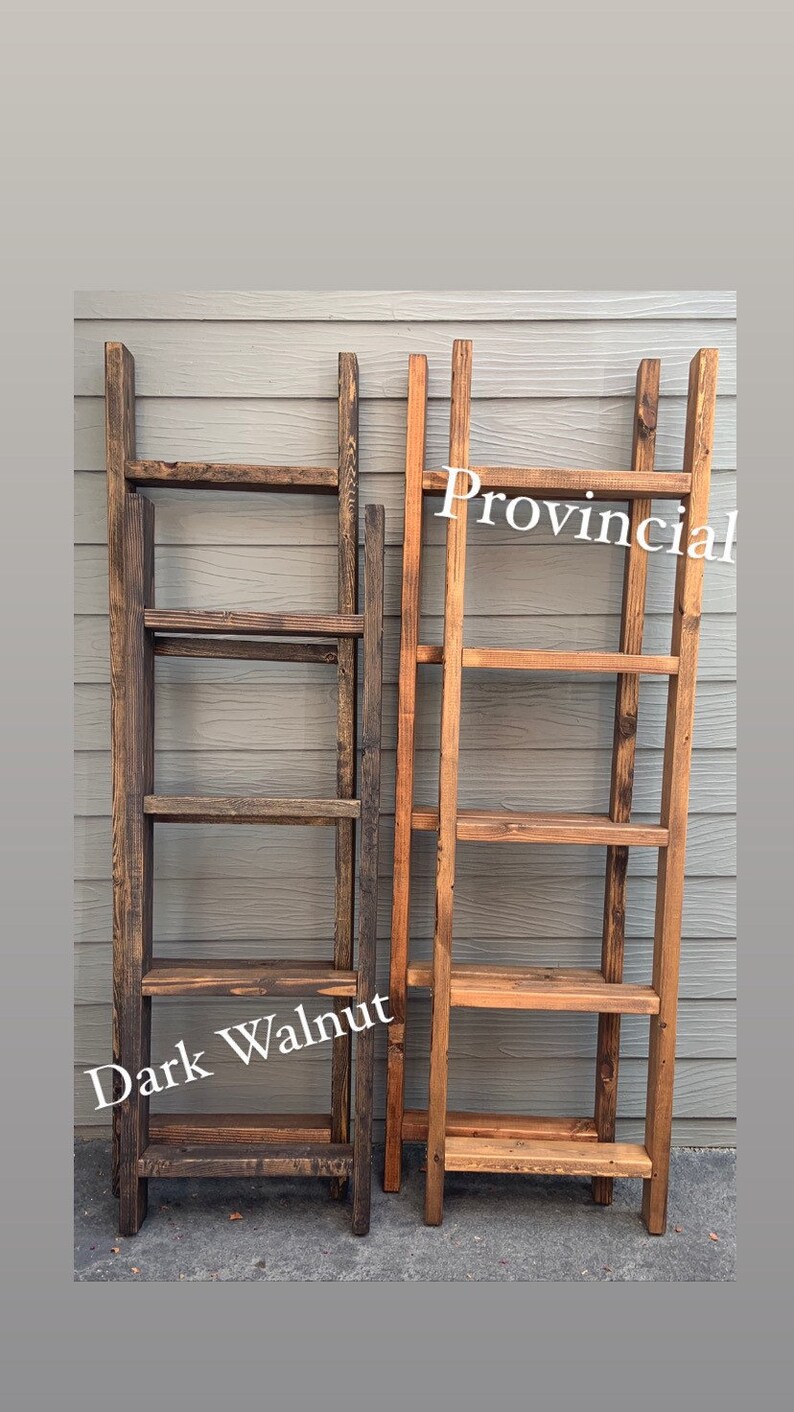 4FT Blanket Ladder Decorative Ladder Wood Ladder Rustic Etsy