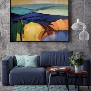 Original larg abstract oil on canvas.
