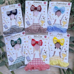 Rentrée scolaire / Rentrée scolaire / Accessoires cheveux / Barrette / Chouchou / Carte de rentrée /