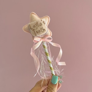 Varita Mágica De Hada Rosa Para Niños - Juguete Para Fiestas, Disfraces Y Juego Creativo