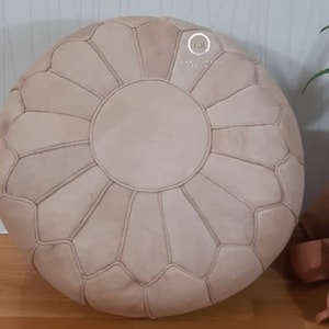 100% genuine leather pouf moroccan pouf ottoman poufs