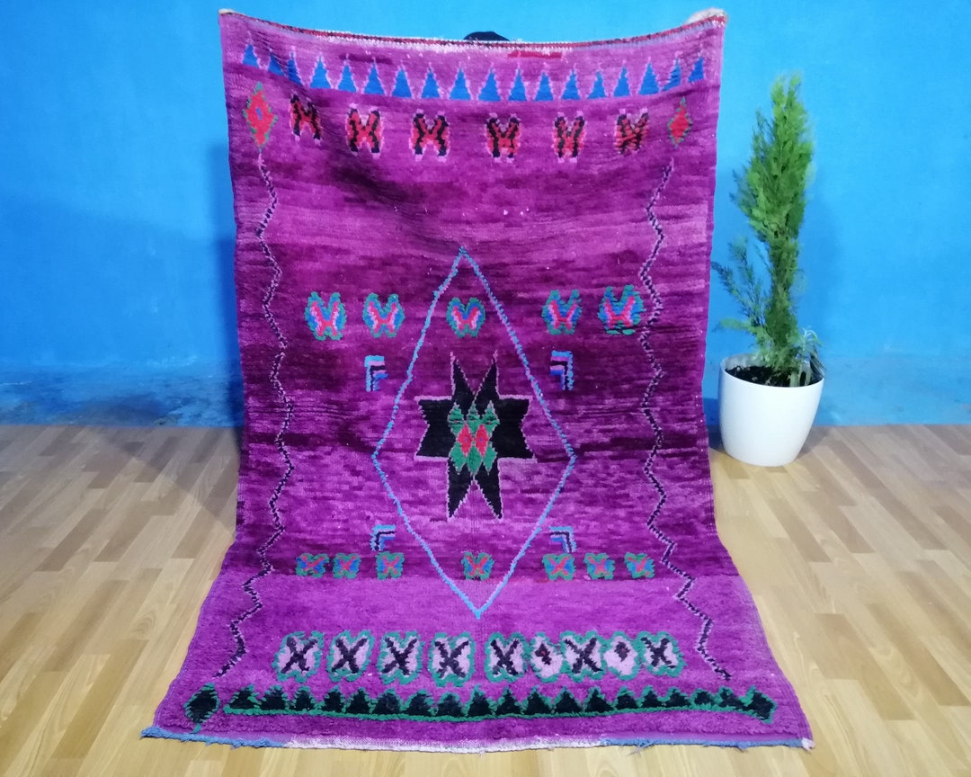 Authentic Moroccan Rug Beni Ourain Rug Boujaad Rug Etsy