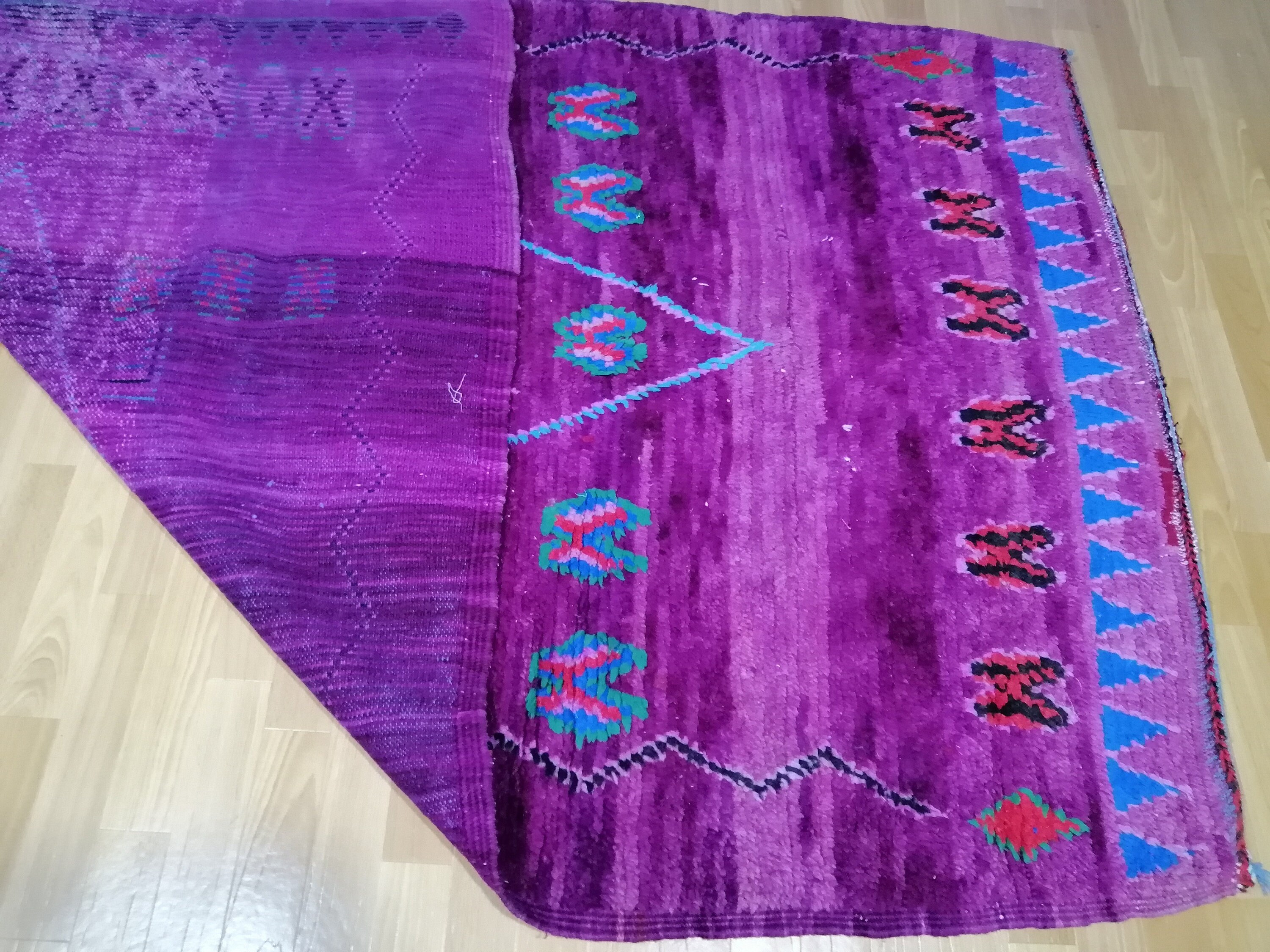 Authentic Moroccan Rug Beni Ourain Rug Boujaad Rug Etsy