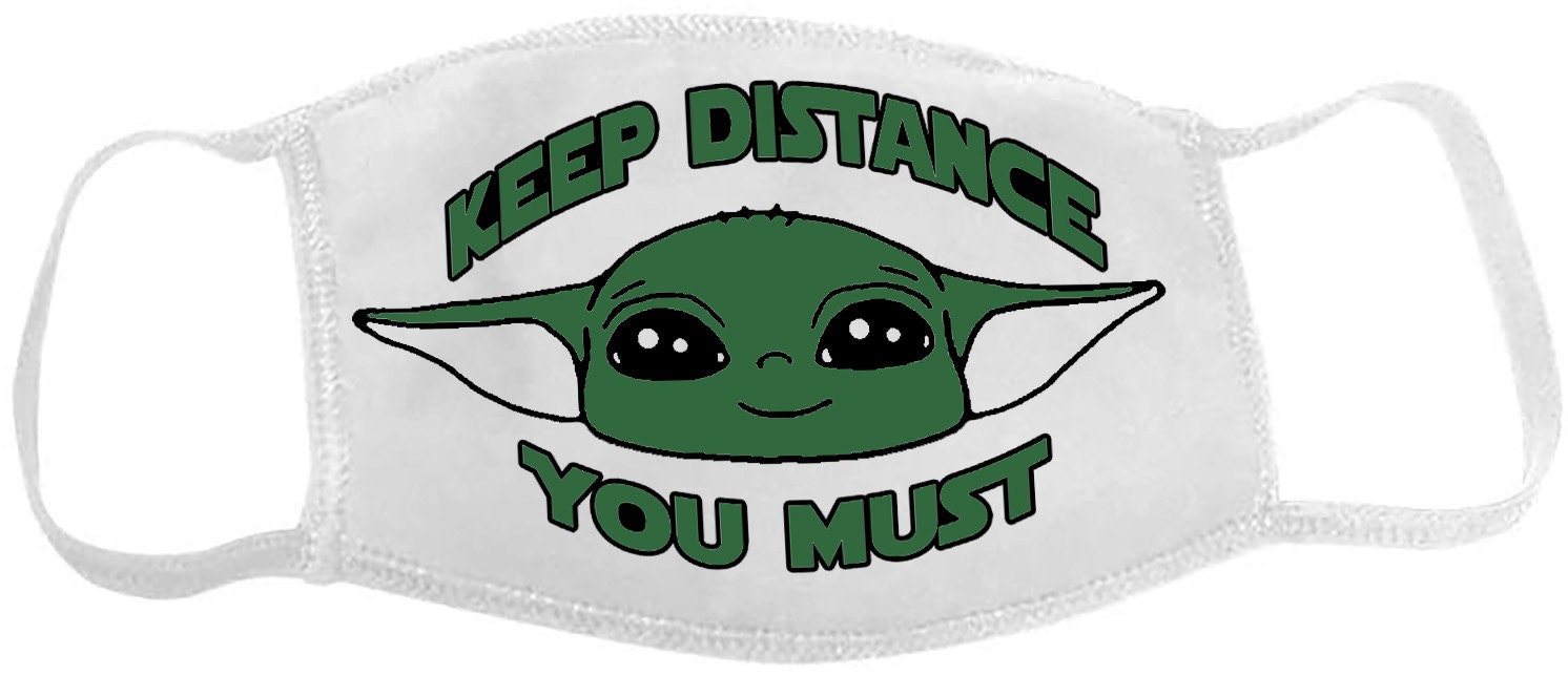 Keep Distance You Must Funny Cloth Mask Face Covering Adult Etsy UK