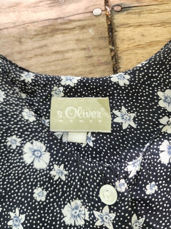 Vintage 90's S. Oliver Flower Dress size M (36) - image 6