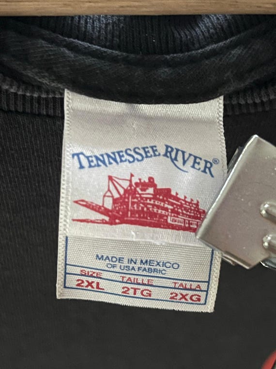 Vintage Hello My Name Is Trouble Name Tag Shirt X… - image 5