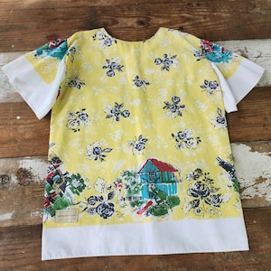 Moon Gold Goods Gelbes Rosenhaus Kleid Größe Large