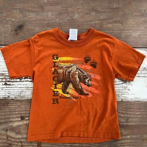 Glacier National Park Montana t-shirt Kids Youth Size Small S used Jerzees