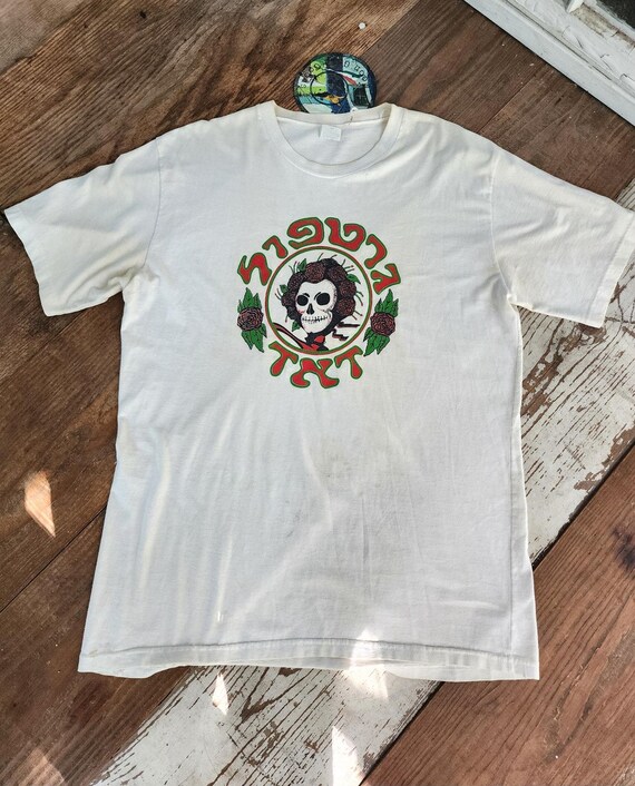 Grateful Dead Rare Vintage Hebrew Shirt Made in Israel Size L - Etsy
