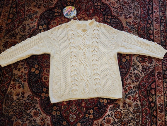 Vintage Express Tricot Handknit Sweater Size Small - image 1