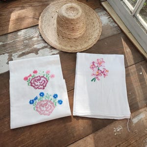 Lote de paños de cocina con diseño de flores vintage