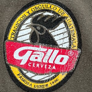 Gallo Cerveza Vintage Beer T Shirt Mexico Size L image 6