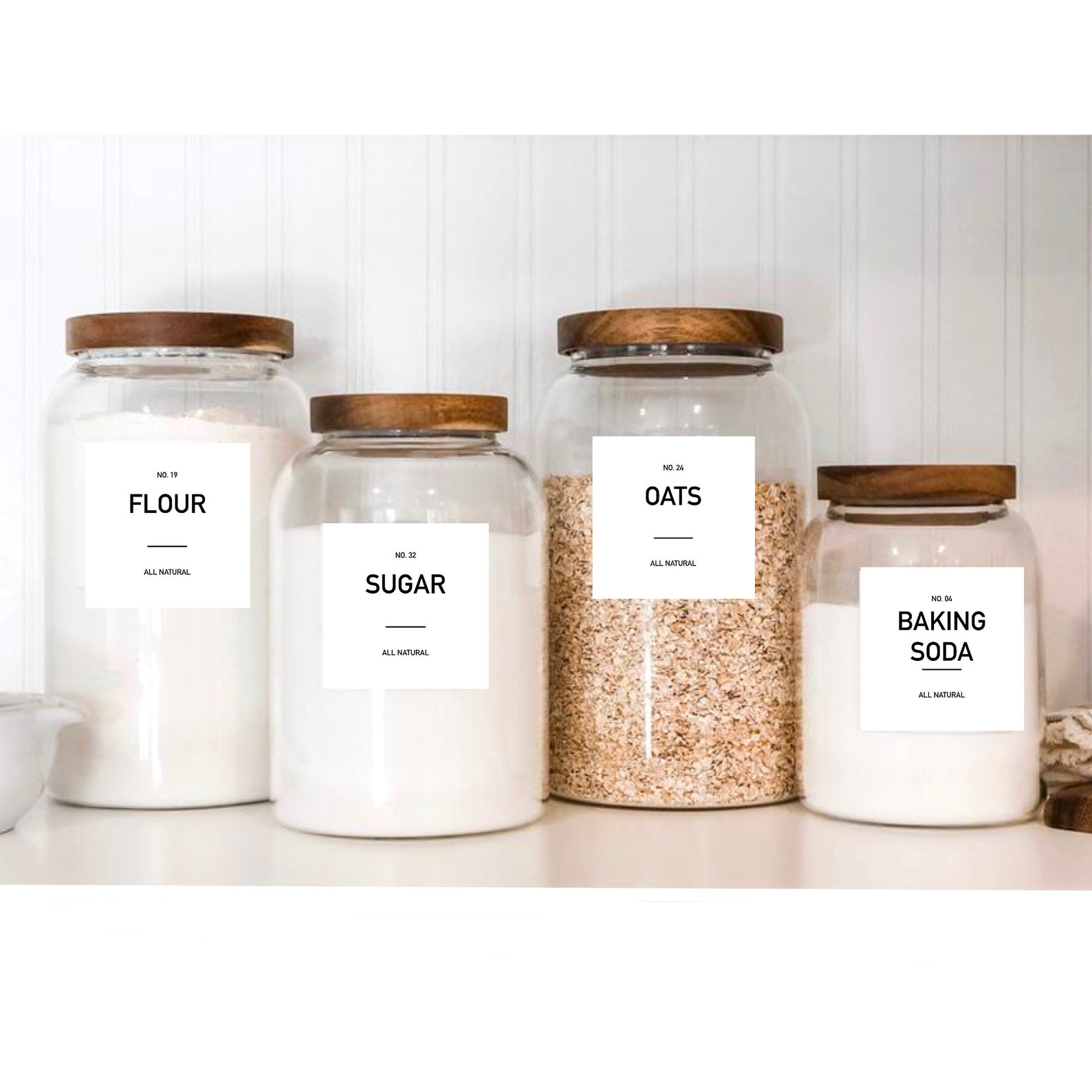 Pantry Labels Pantry label stickers Vinyl pantry stickers Etsy