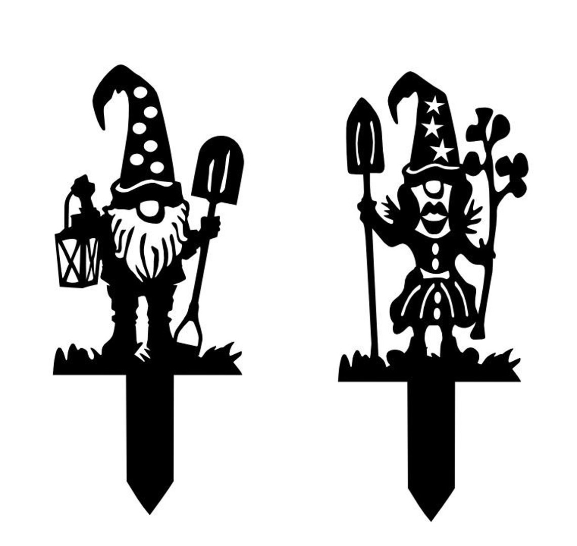 Garden stakes bundle of 8 signs DXF SVG file for Plasma Etsy