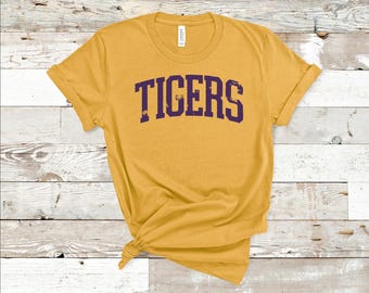 LSU  Tigers Shirt: Game Day Football Tee, Geaux Tigers