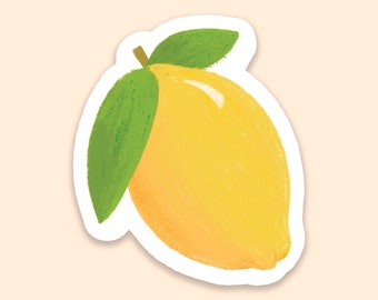 Lemon Vinyl Sticker